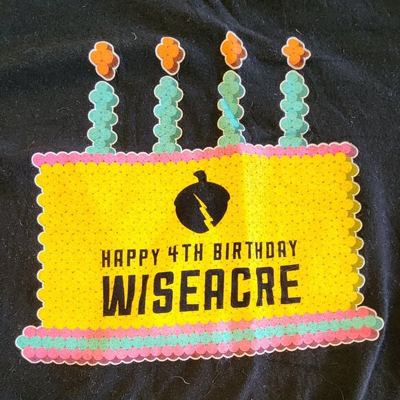 WiseAcre Brewing 4th Birthday Tshirt Memphis Tennessee - Picture 2 of 3